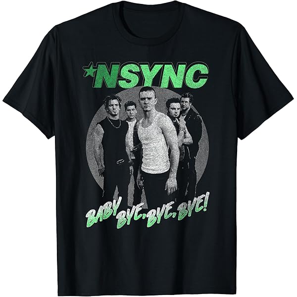 Amazon | NSYNC 公式 Bye Tシャツ | Tシャツ・カットソー 通販